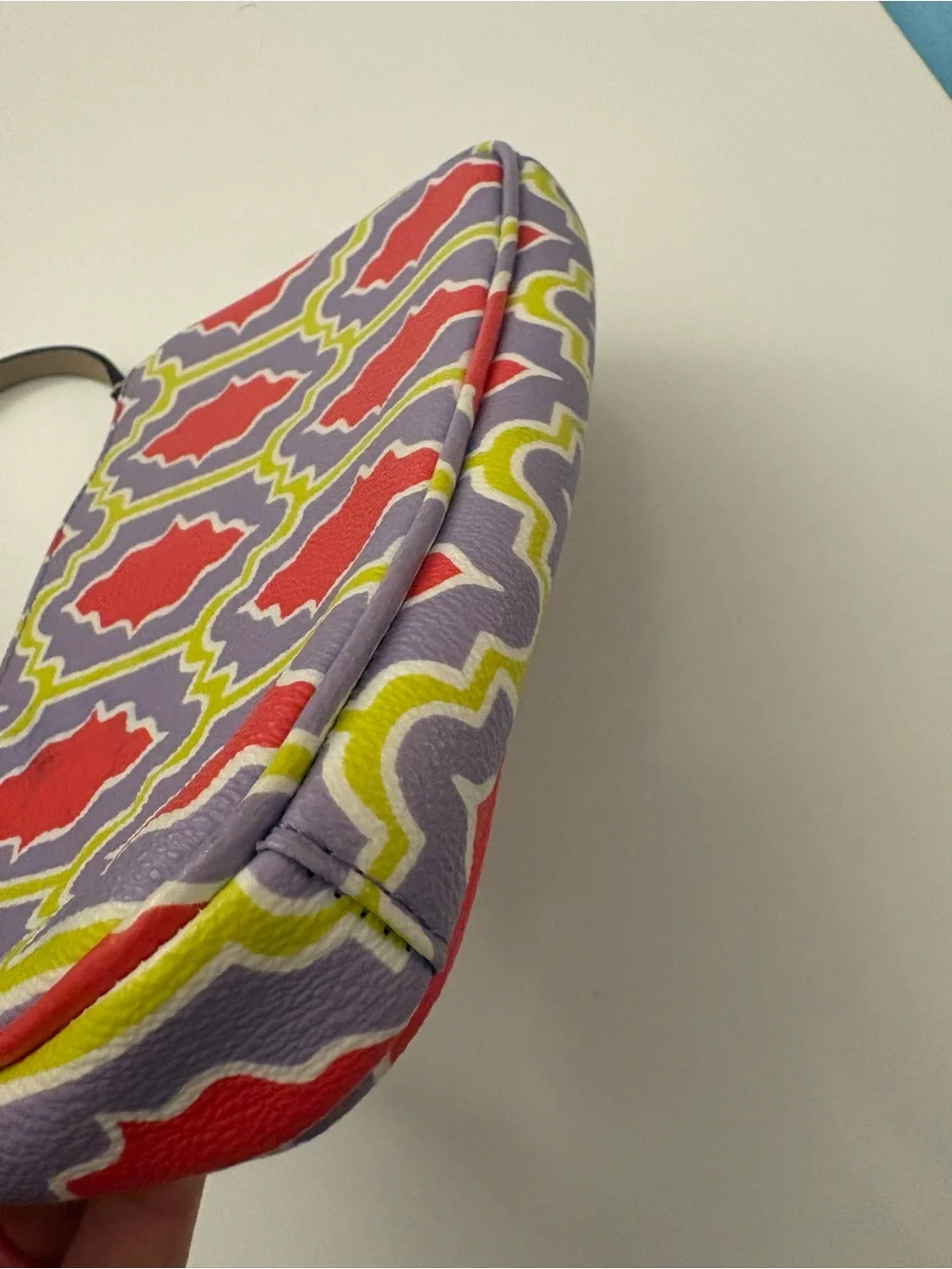 kate spade Red, Purple & Lime Patterned Wristlet